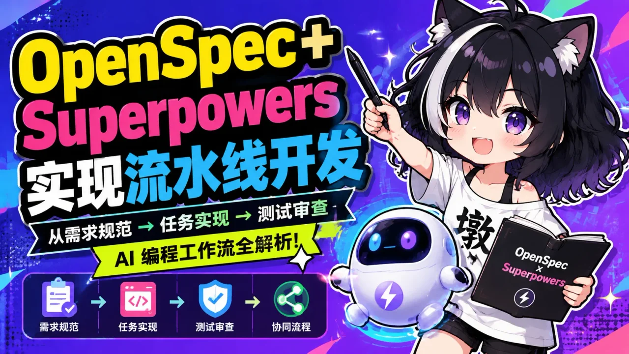 OpenSpec+Superpowers 实现流水线开发 - 封面图