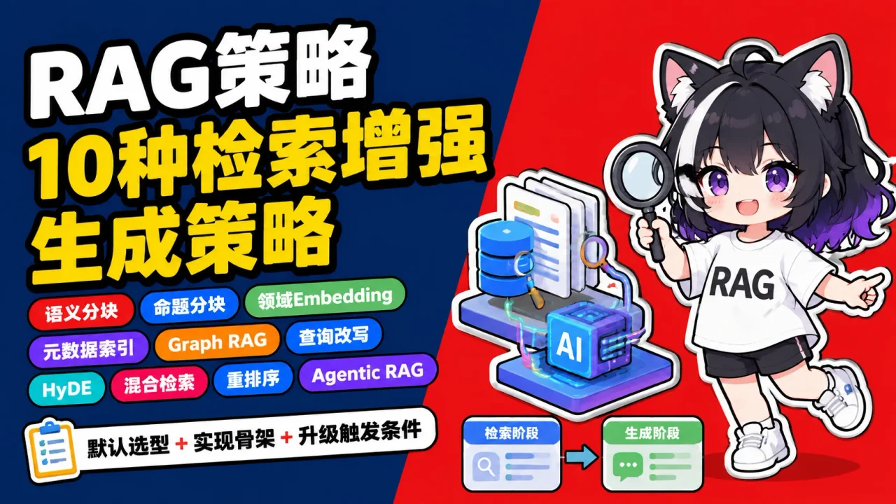 RAG 策略 - 封面图