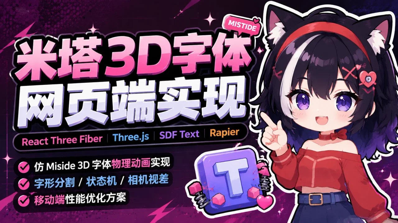 米塔3D字体网页端实现 - 封面图