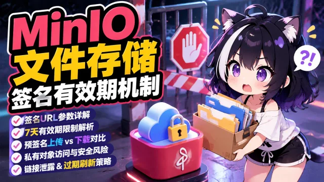 MinIO文件存储签名有效期机制封面图