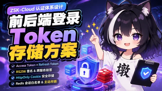 前后端登录Token存储方案封面图